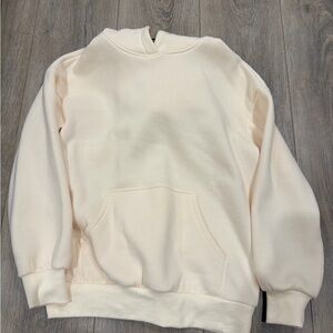 Cream Jogger Top & Bottom Set